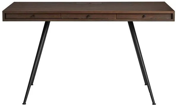 NORR11 JFK Skrivbord i mörkbetsad askfanér