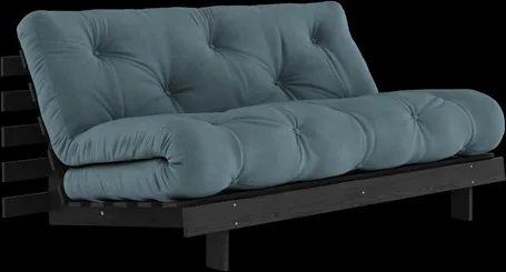Karup Design Roots Bäddsoffa med Madrass Roots 160x200 Petrol/Svart Lack